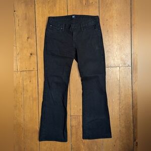GAP Long And Lean Black Bootcut Jeans Size 31